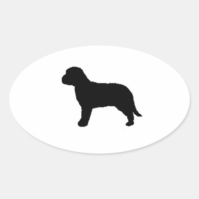 lagotto oval sticker (Front)