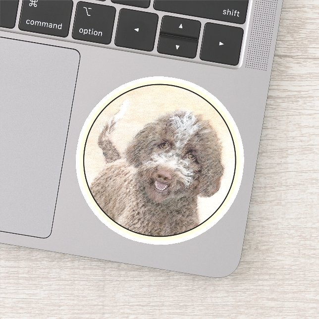 Lagotto Romagnolo Painting - Cute Original Dog Art (Detail)