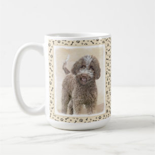 Lagotto Romagnolo Painting - Cute Original Dog Art Coffee Mug