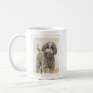 Lagotto Romagnolo Painting - Cute Original Dog Art Coffee Mug
