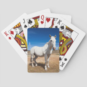 Laguna Azul, landscape with horses Playing Cards