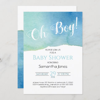 Laguna Baby Shower Invitation