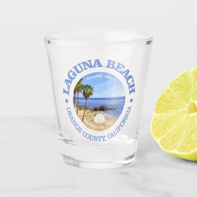 Laguna Beach (C) Shot Glass (Front)