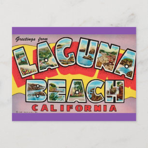 Laguna Beach CA Postcard