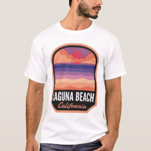 Laguna Beach CA Retro Sunset T-Shirt