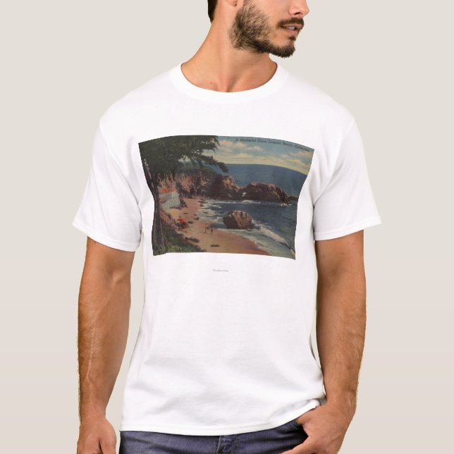 Laguna Beach, CA - Sheltered Cove on Coast T-Shirt (Front)
