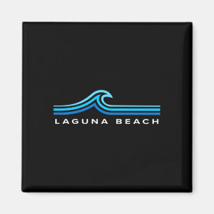 Laguna beach ca waves vintage mens womens boys magnet