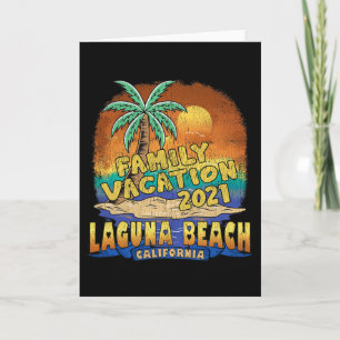 Laguna Beach California Family Vacation Souvenir M Card