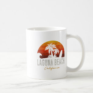 Laguna Beach California Palms Vacation Surf Sundow Coffee Mug