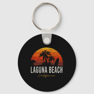 Laguna Beach California Palms Vacation Surf Sundow Key Ring