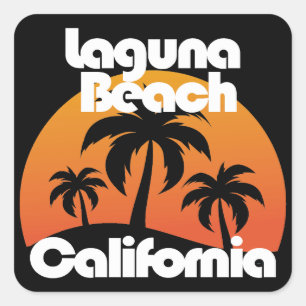 Laguna Beach,California Square Sticker