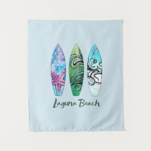 Laguna Beach California Surfboards  Tapestry