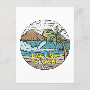 Laguna Beach California Vintage Postcard