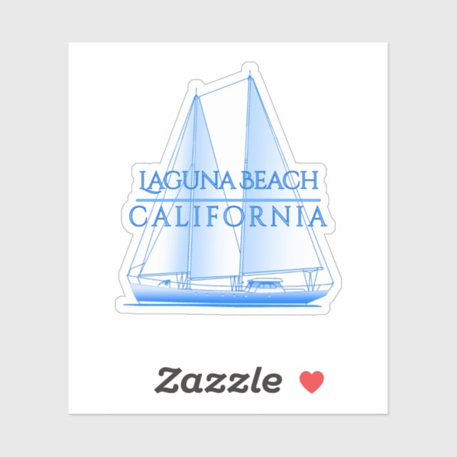 Laguna Beach Coastal Nautical Sailing Sailor (Sheet)