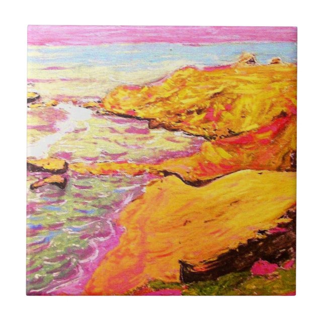Laguna Beach Cove Ceramic Tile (Front)
