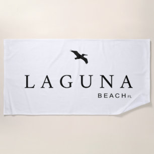 Laguna Beach, Florida Beach Towel