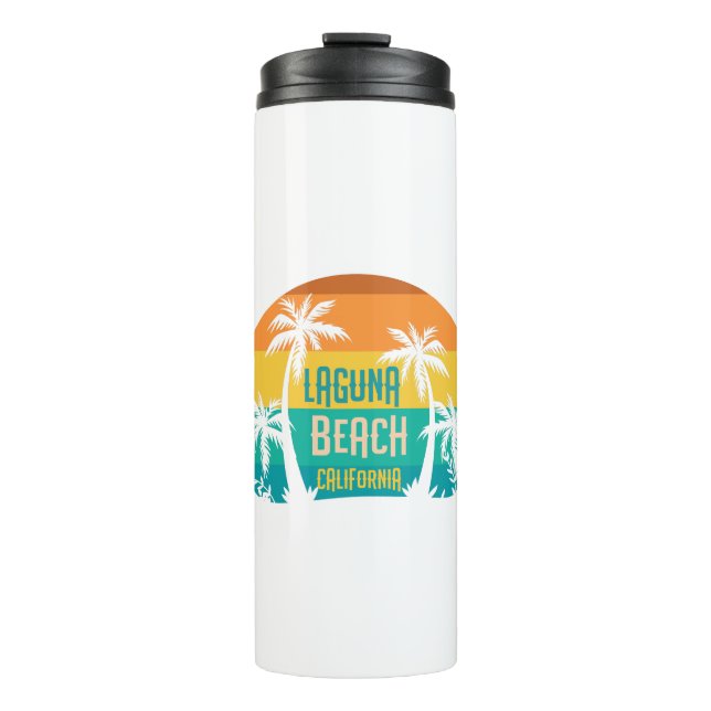 Laguna Beach Retro Thermal Tumbler (Front)