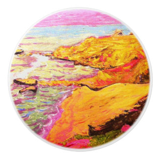 laguna beach splash ceramic knob