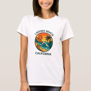 Laguna Beach Sunset Vibes - California Coastline T-Shirt