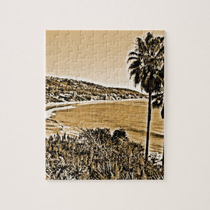 laguna beach vintage jigsaw puzzle