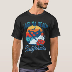 Laguna California Beach Surfing Summer Vacation T-Shirt