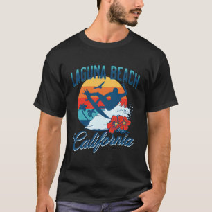 Laguna California Beach Surfing Summer Vacation T-Shirt