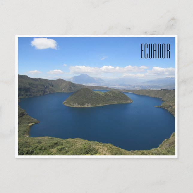 laguna cuicocha postcard (Front)