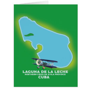 Laguna de la Leche Cuba lake map