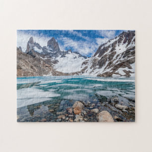 Laguna De Los Tres And Mount Fitzroy Jigsaw Puzzle