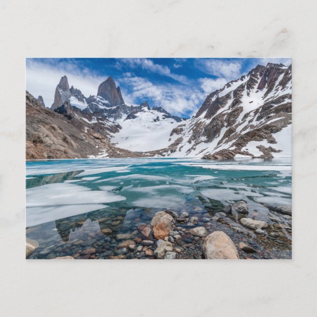 Laguna De Los Tres And Mount Fitzroy Postcard (Front)