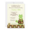 Laguna Frog & Turtle 5x7 Baby Shower Invitation #2