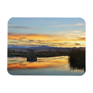 Laguna Nimez Sunset, El Calafate, Argentina Magnet