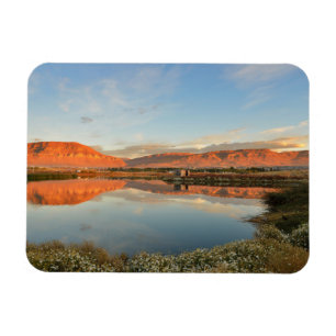 Laguna Nimez Sunset, El Calafate Magnet