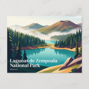 Lagunas de Zempoala National Park Mexico Postcard