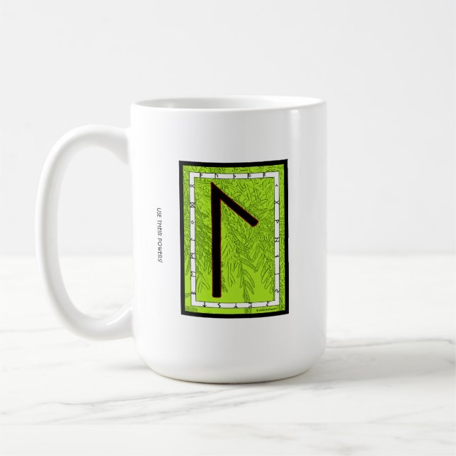 Laguz Rune Mug - LIFE! (Left)