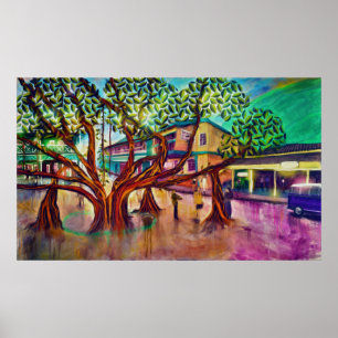 Lahaina Banyan Tree Of Life Poster