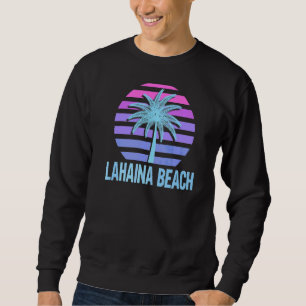 Lahaina Beach Vacation Vaporwave Aesthetic 1 Sweatshirt