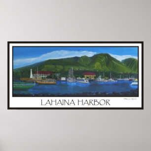 Lahaina Harbour Poster