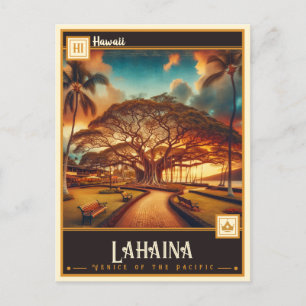 Lahaina, Hawaii Vintage Postcard