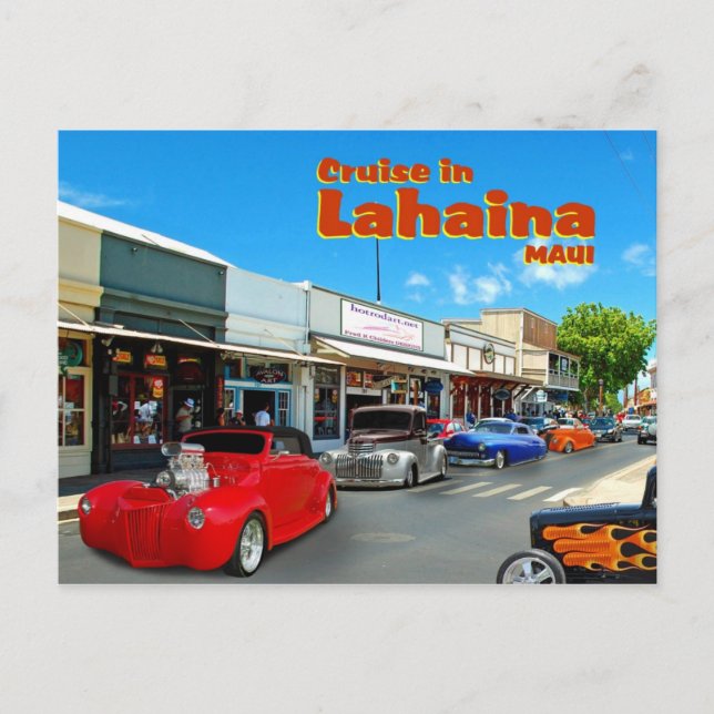 Lahaina Maui Postcard (Front)