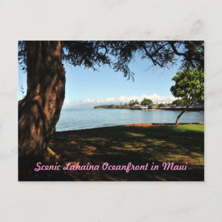 Lahaina Maui Scenic Postcard