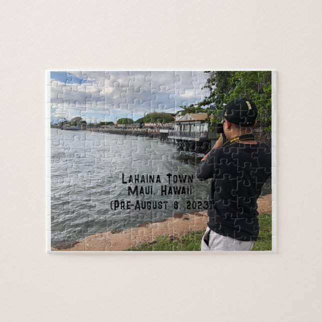 Lahaina Town, Maui, Hawaii (Pre-August 8, 2023) Jigsaw Puzzle (Horizontal)