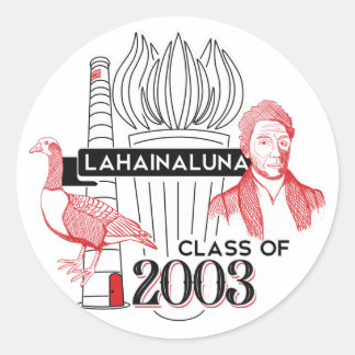 Lahainaluna Class of 2003 Round Sticker