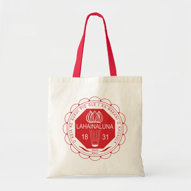 Lahainaluna High School Seal Tote Bag (Front)
