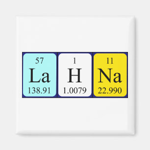 Lahna periodic table name magnet