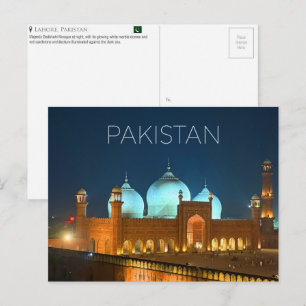 Lahore, Pakistan Travel Postcard