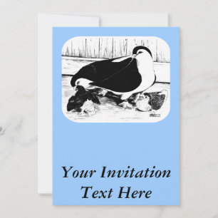 Lahore Pigeons 1980 Invitation