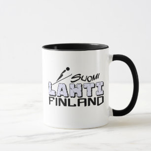 Lahti Finland mugs - choose style & colour