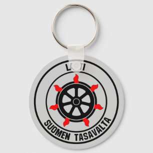 Lahti Round Emblem Key Ring