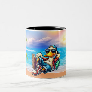 Laid Back Beaching Duck Mug